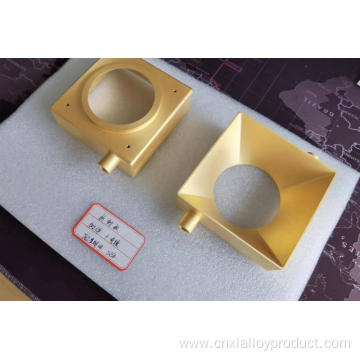 Heat sink gold-plated parts